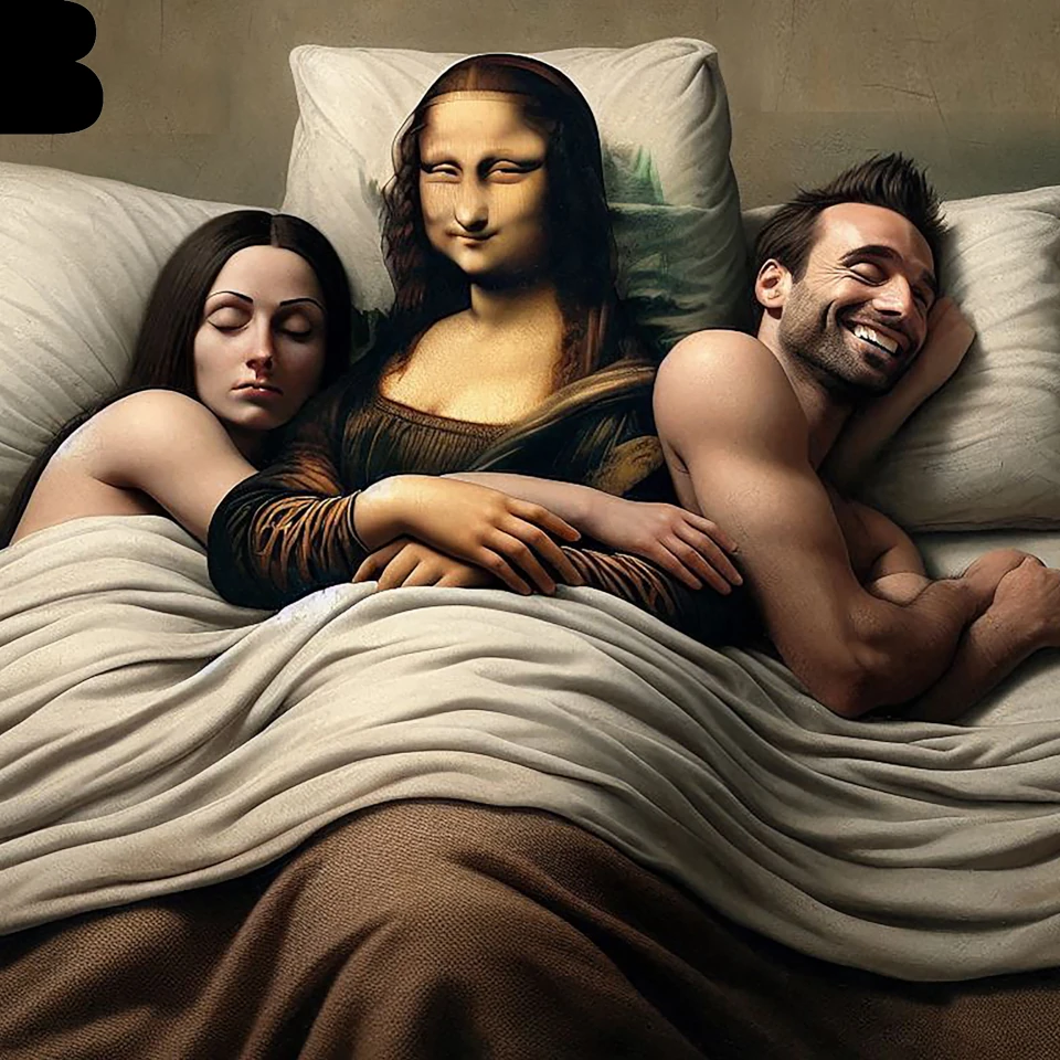 Gioconda - una vignetta di Massimo Bucchi