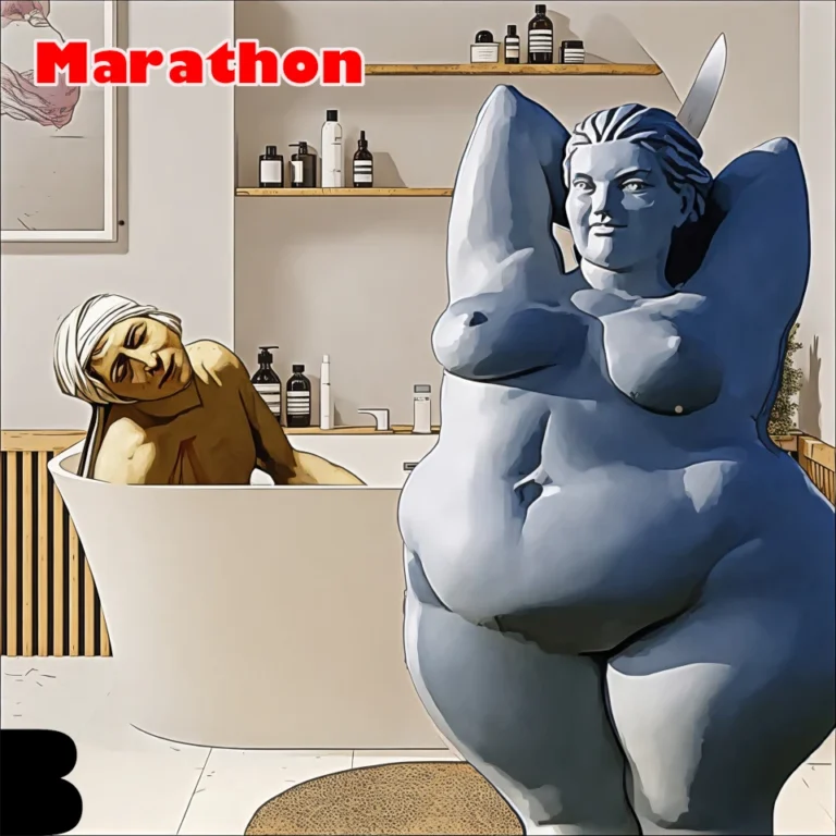Marathon - vignetta di Massimo Bucchi